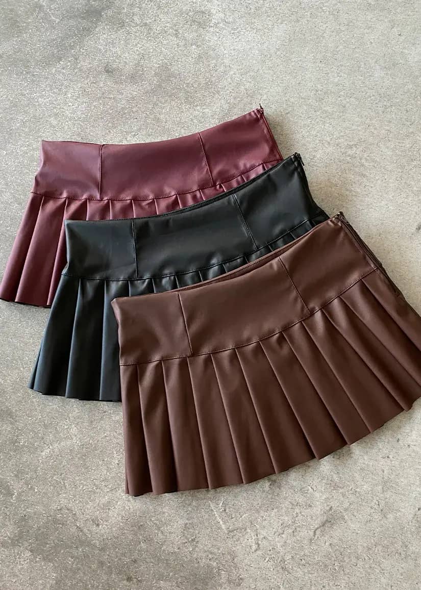 Pollera cuerina (micromini)