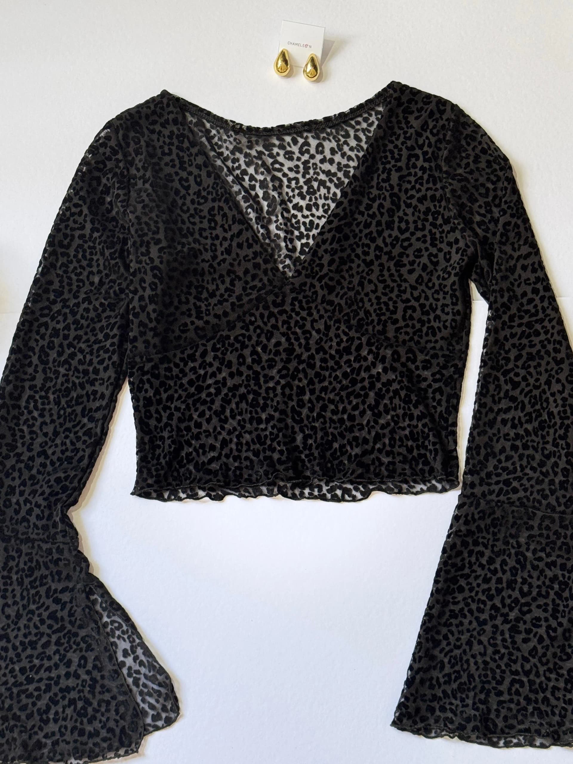 Top Print negro - imagen 1