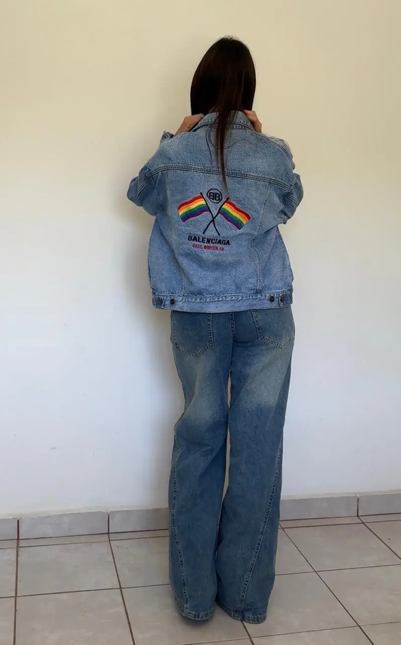 Campera de jean Balenciaga - imagen 1