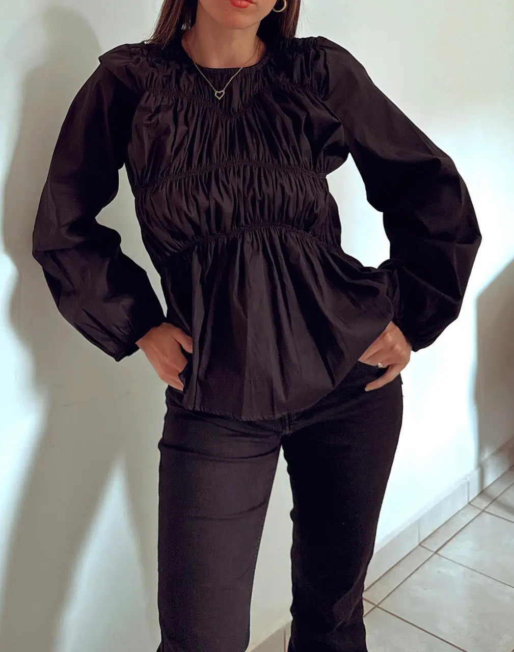 Blusa Frunce Clero - imagen 13
