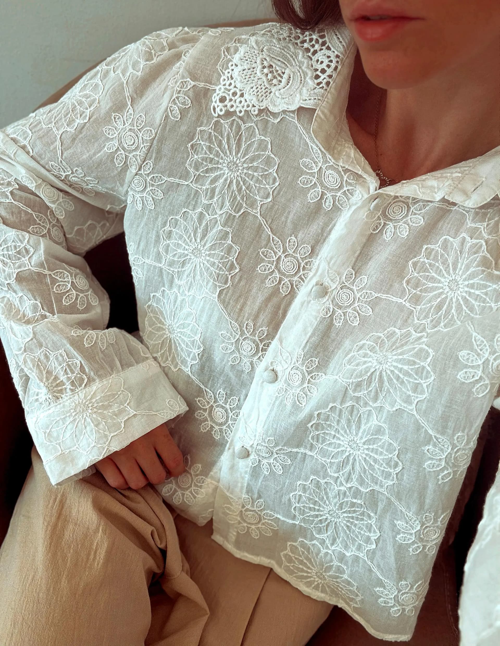 Camisa Flower - imagen 1