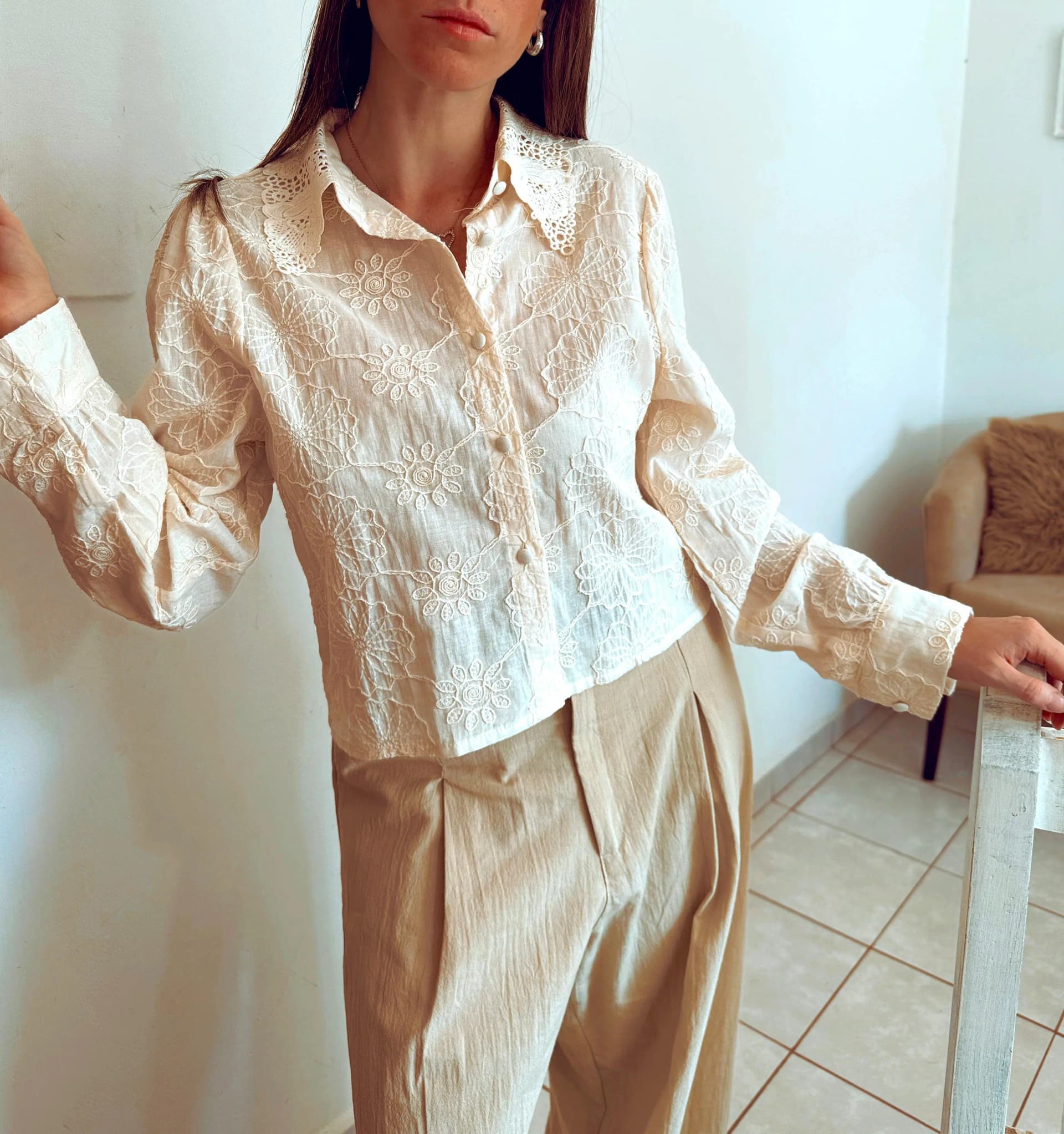 Camisa Flower - imagen 8