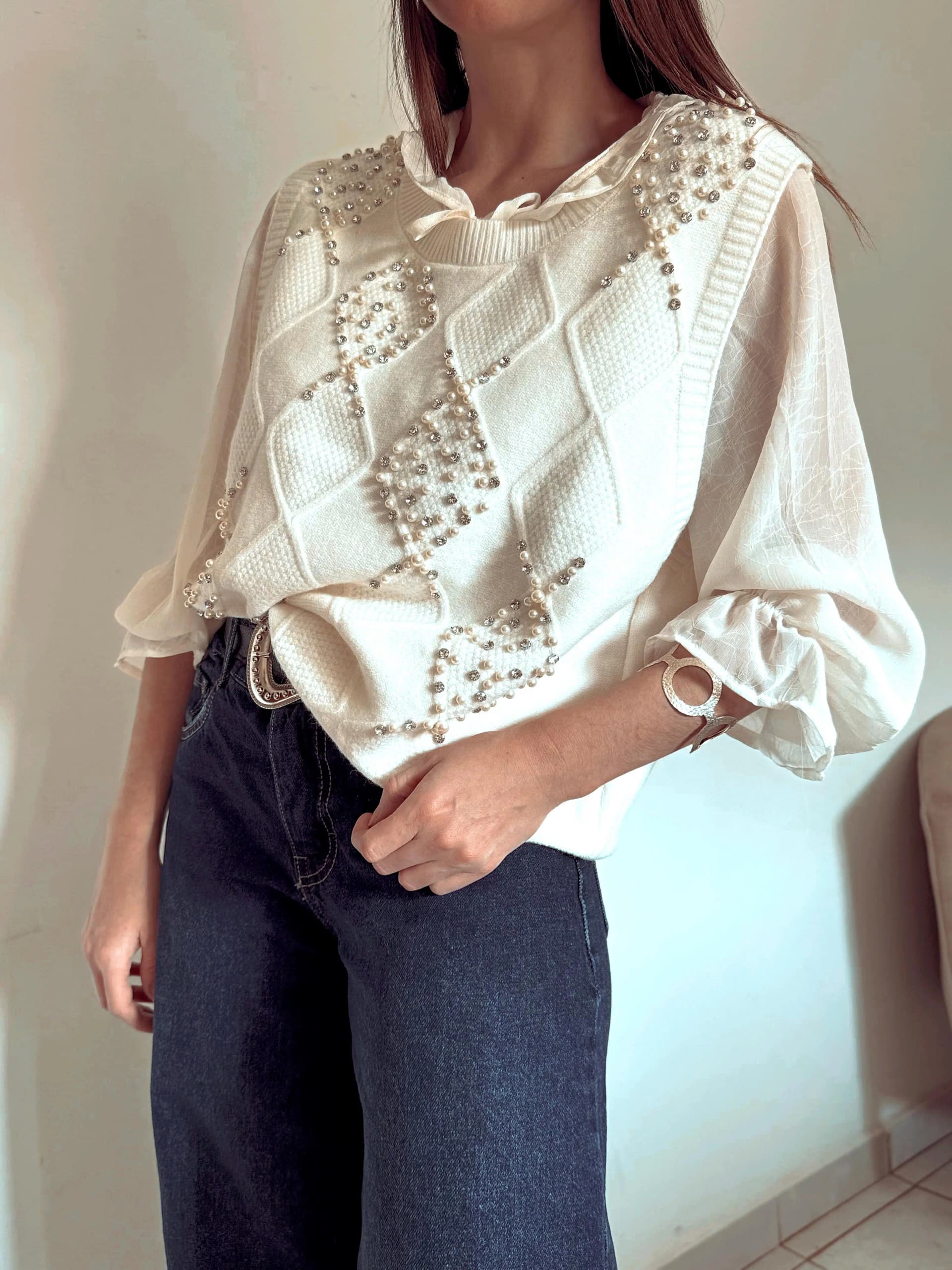 Chaleco Perlas Luxury - imagen 3