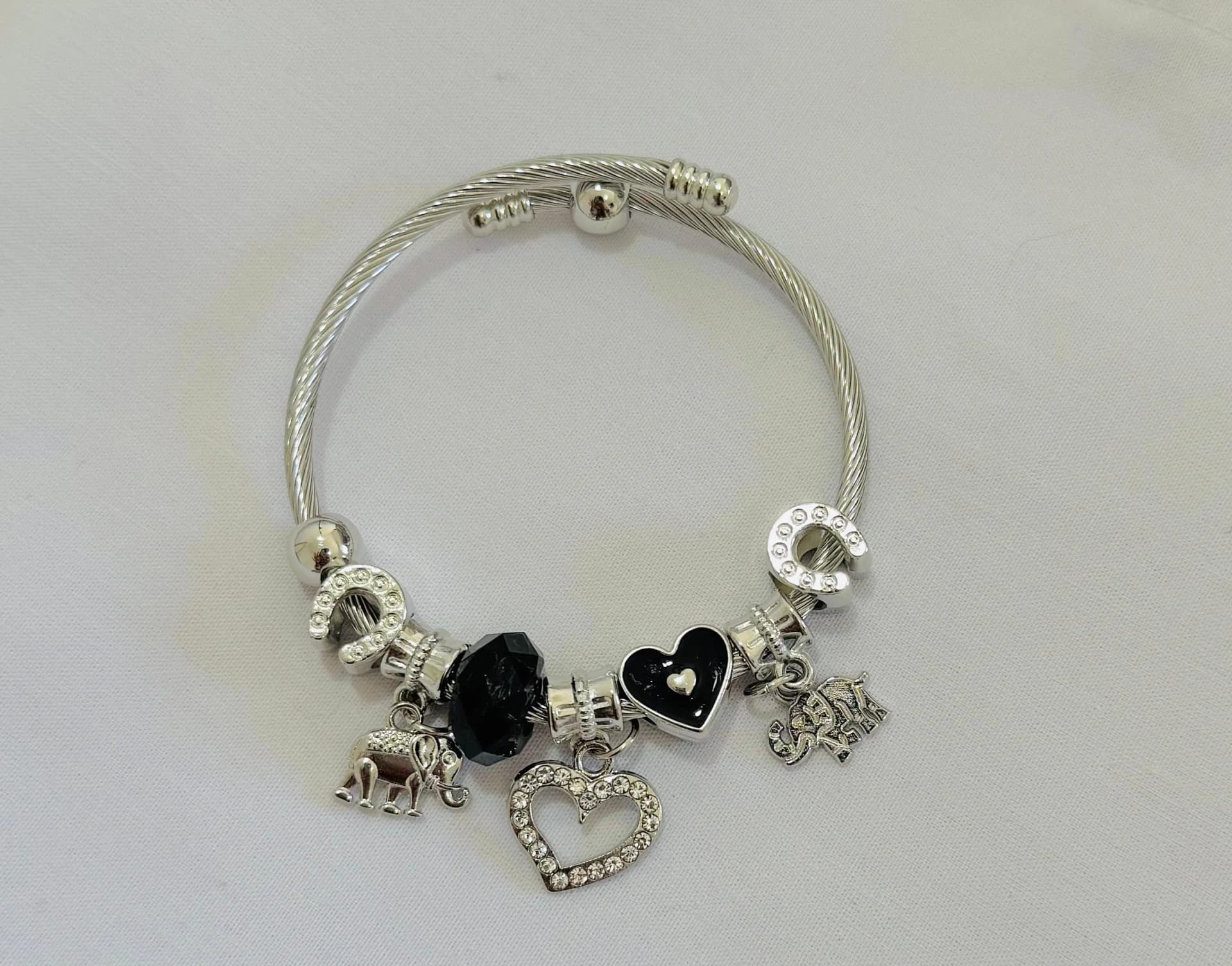 Pulsera Pandora Corazon negro - imagen 1