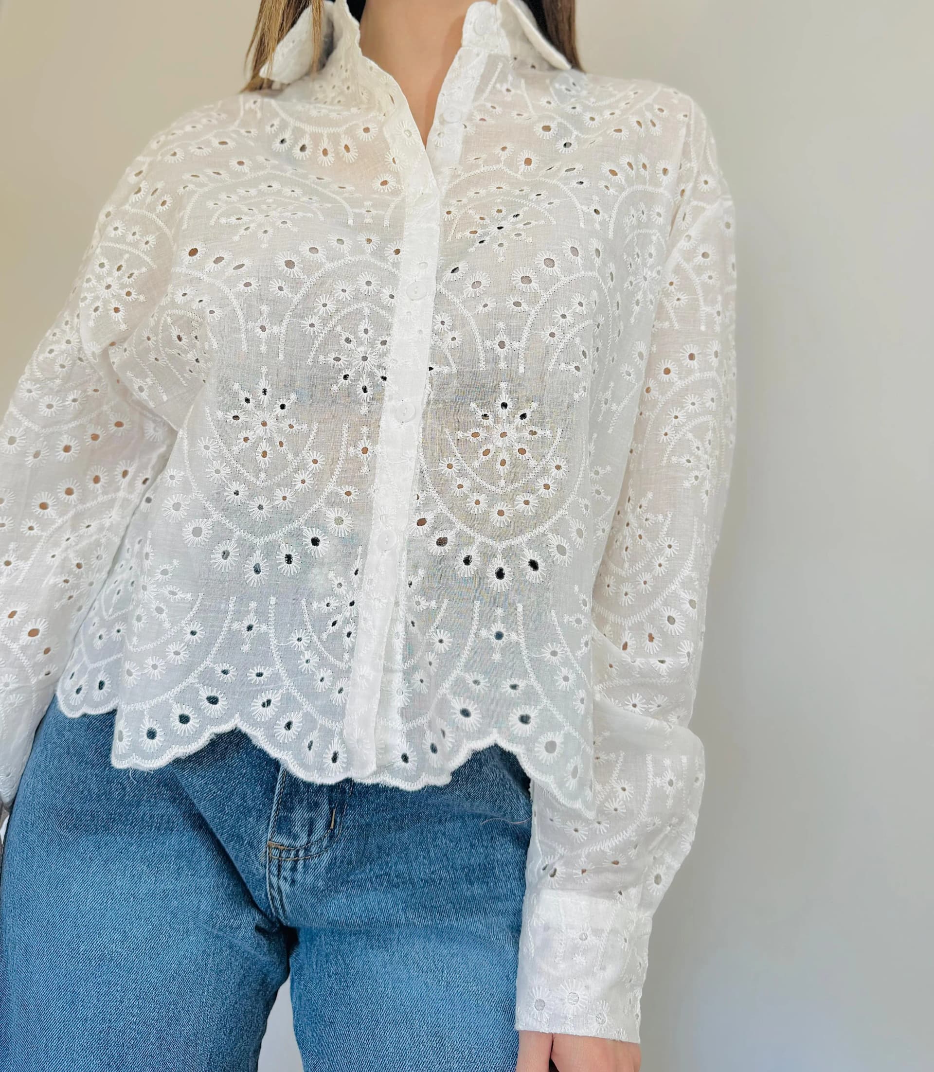Camisa de broderie Onda - imagen 5