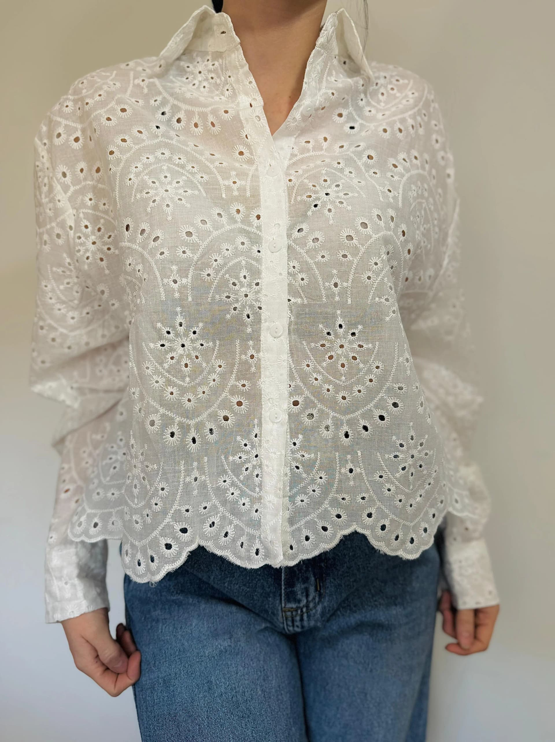 Camisa de broderie Onda - imagen 4