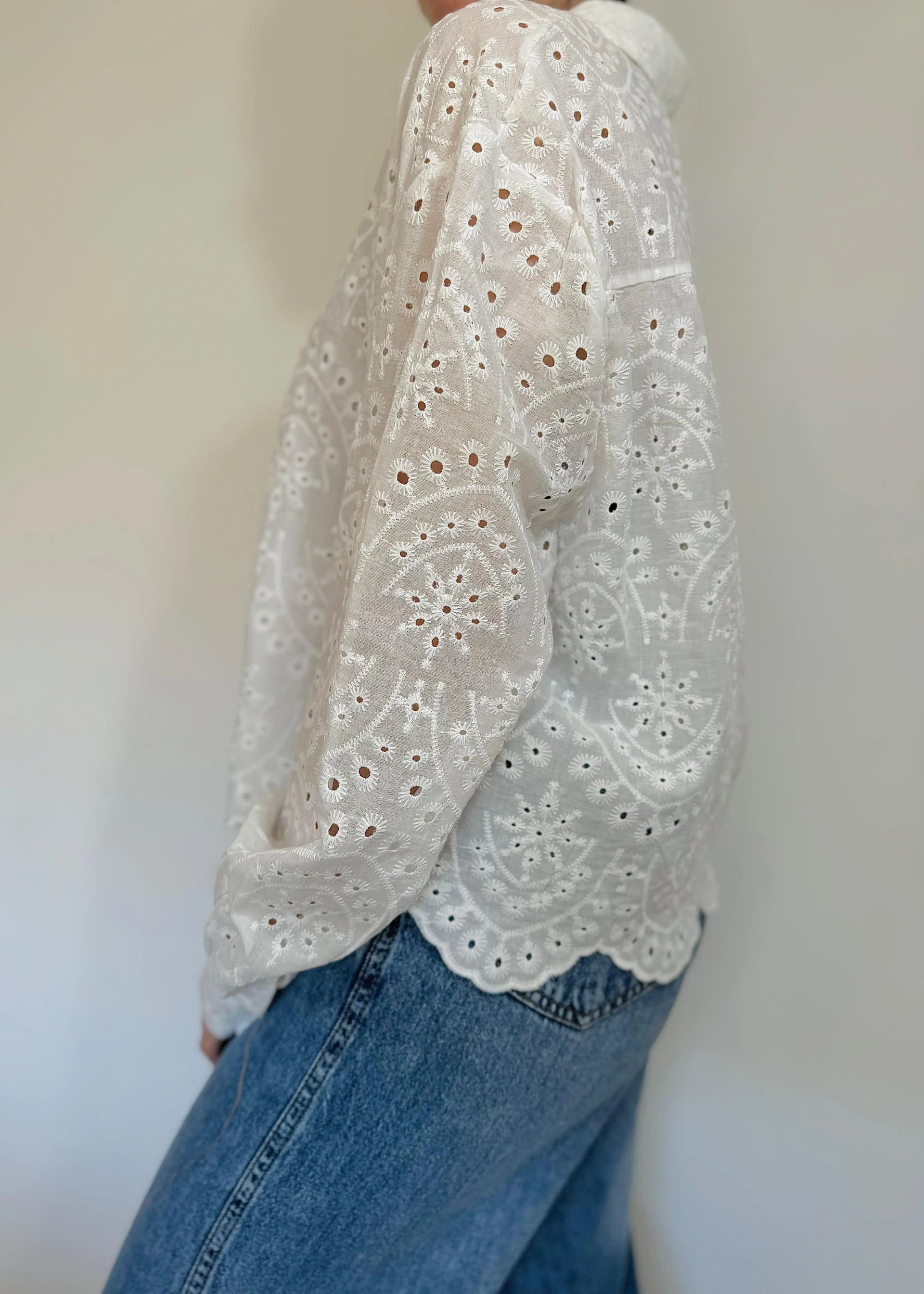 Camisa de broderie Onda - imagen 2
