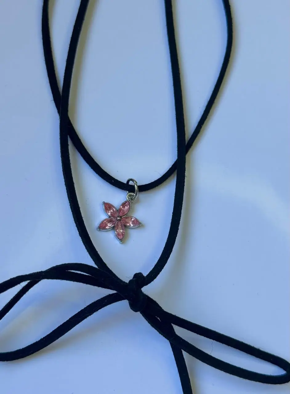 Choker flor piedras - imagen 1