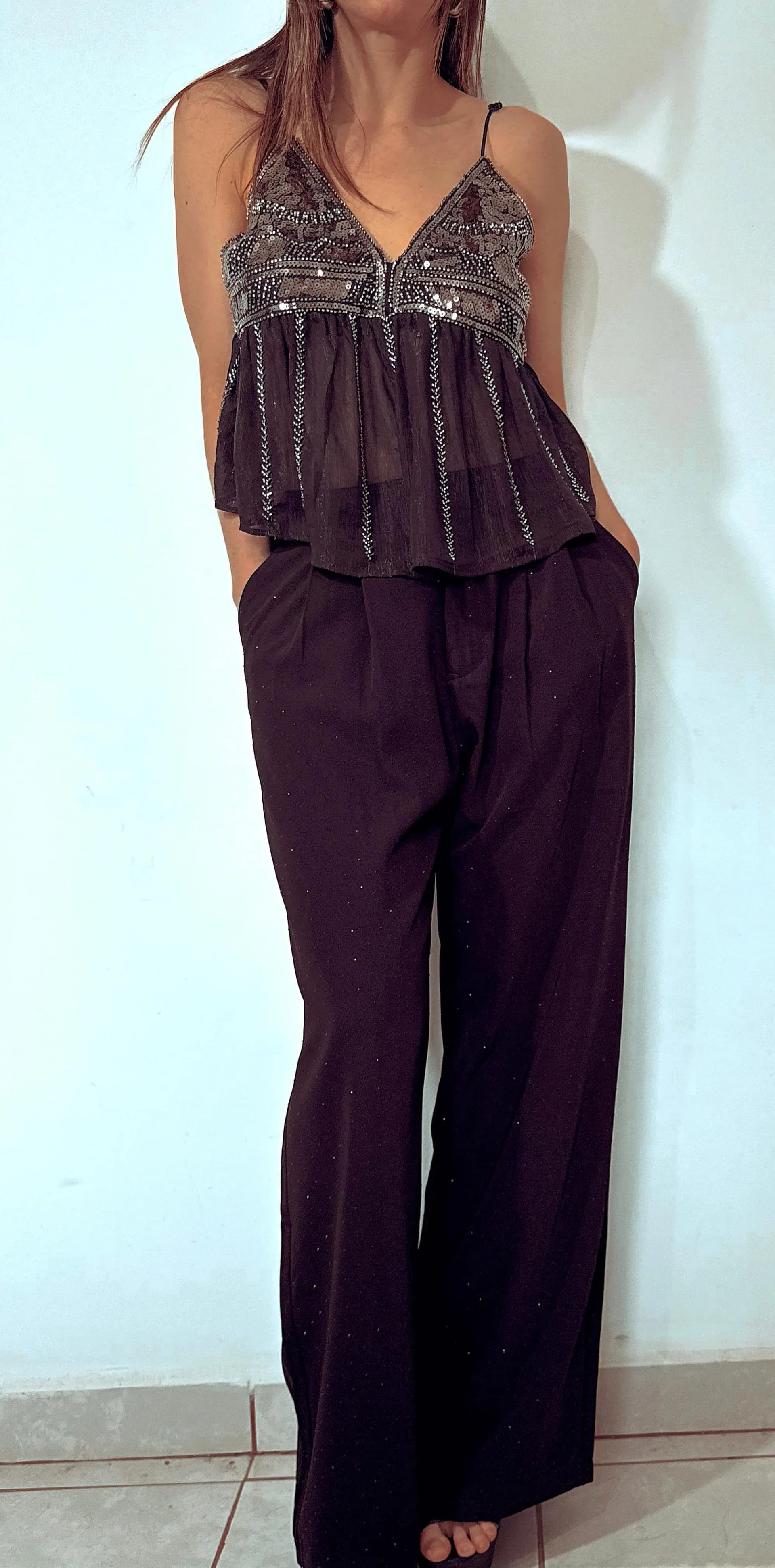 Pantalon sastrero Brillos - imagen 3