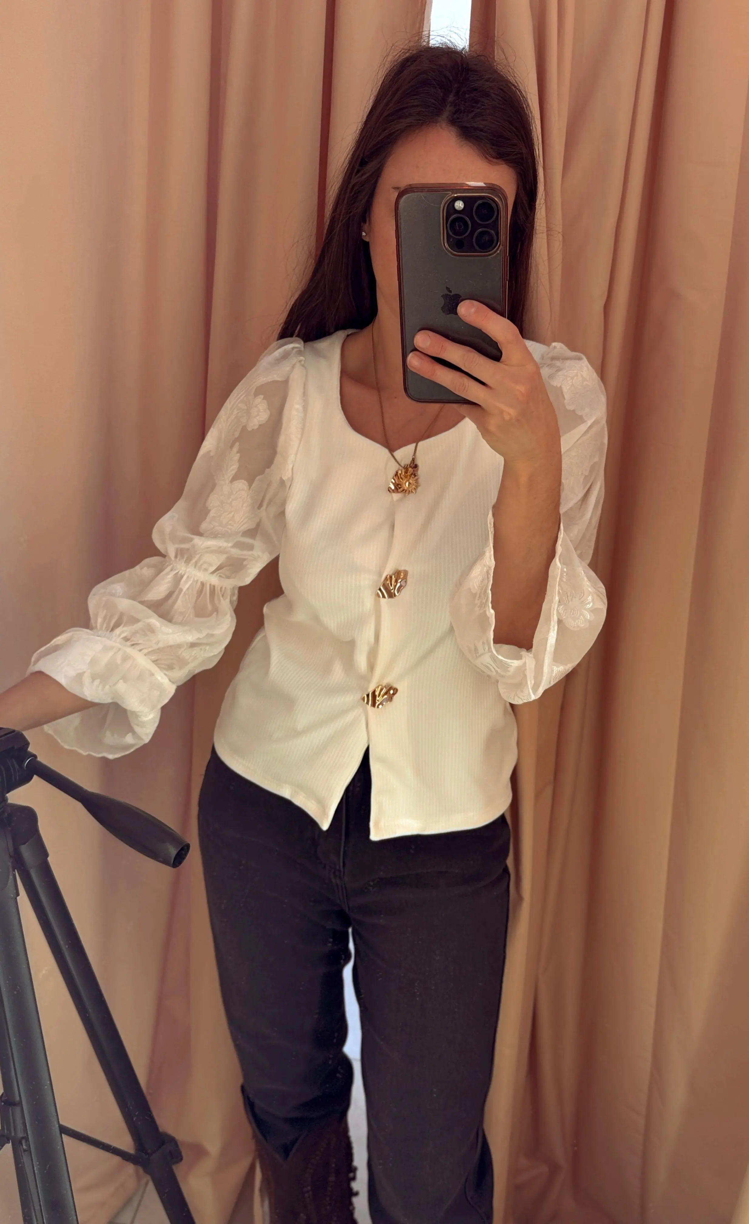 Blusa con bremer Isabell - imagen 5